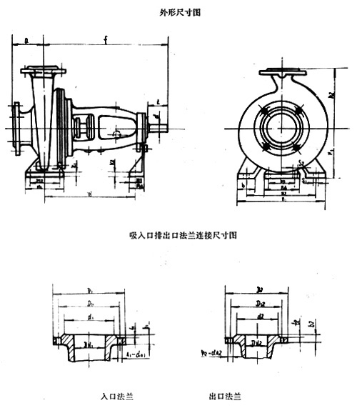 單級離心水泵